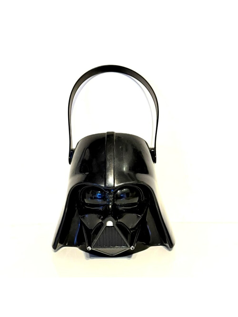 Star Wars Darth Vader Helmet Plastic Candy Bucket With Handle Black Halloween